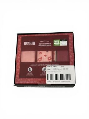 Duluth Trading Co Women's 3-Pack Buck Naked Briefs - Red, Pink, Maroon size XXL